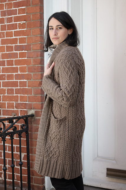 Ravelry: Kailash Cabled Cardigan pattern by Michele Wang