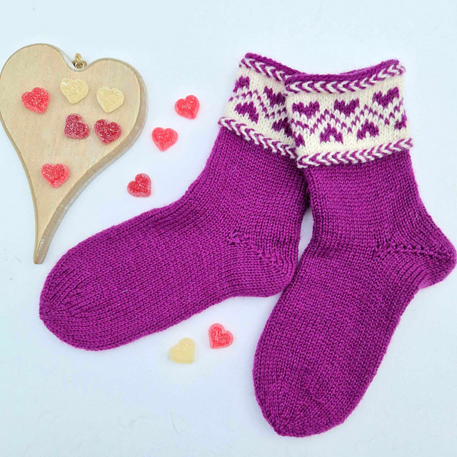 Hjerteslagsokker / Heartbeat socks