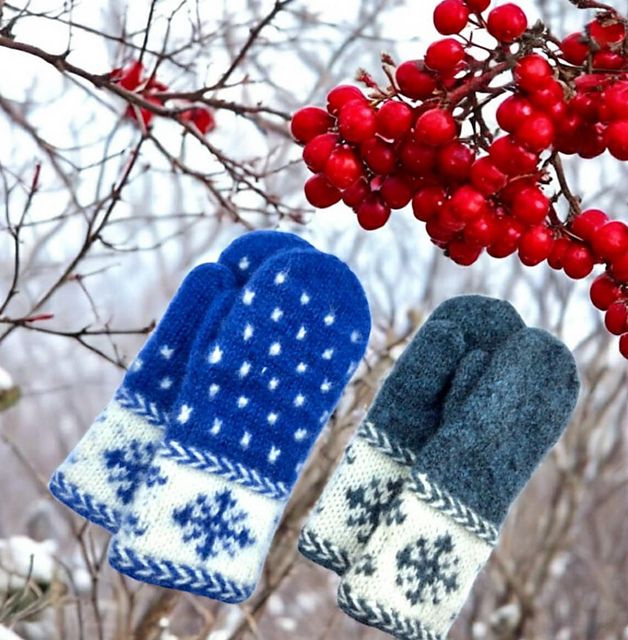 Vinterperler tova votter / Winterpearls