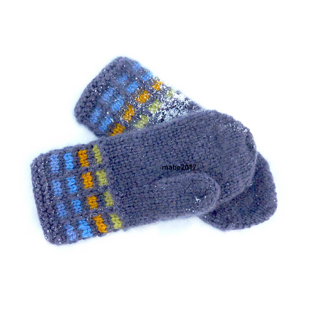 Tova MOSAIKKVOTTER - Slipstitch mittens