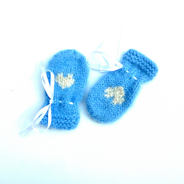Tova babyvotter / Felted babymitts