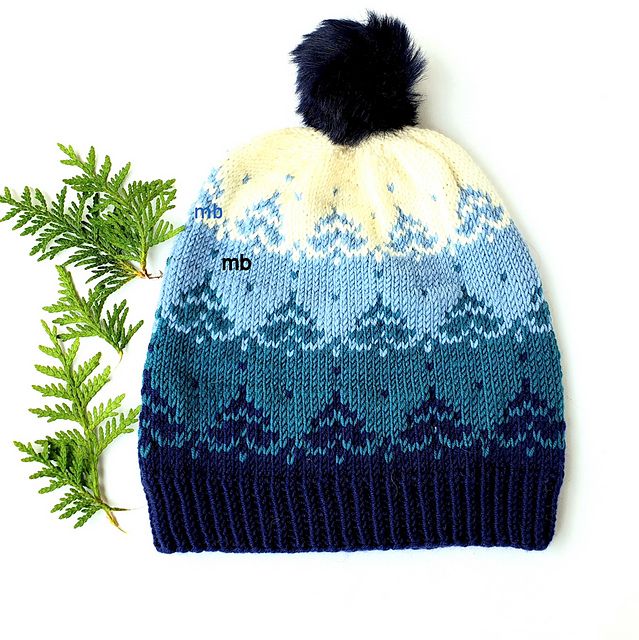 SKOGSTUR lue / FOREST WALK beanie