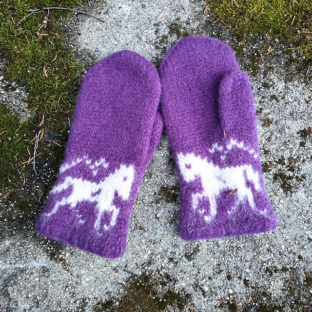 Tova Hestevotter / Felted Horsemittens