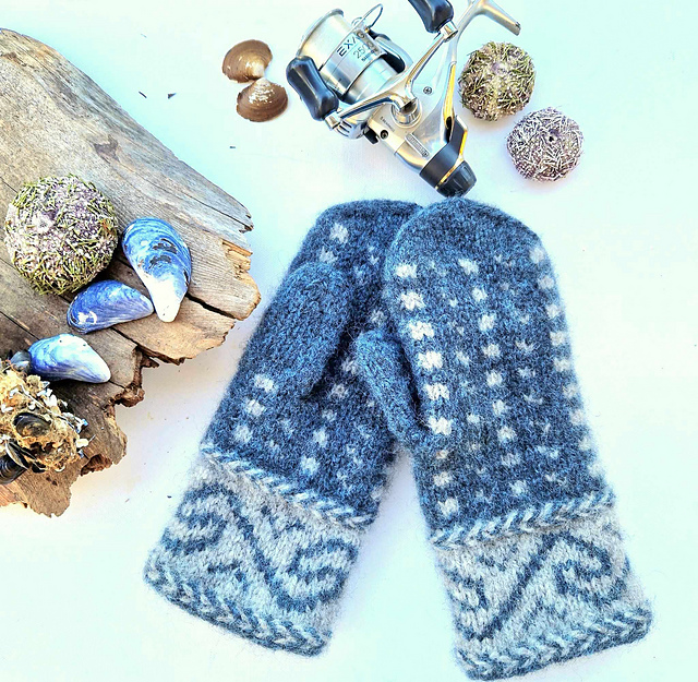 Tova Sjarkfiskervotter / Fisherman mittens II