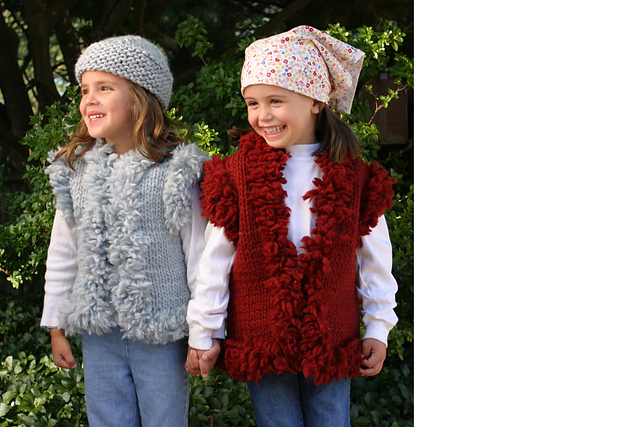 # 064 Kids Fur Trimmed Vest