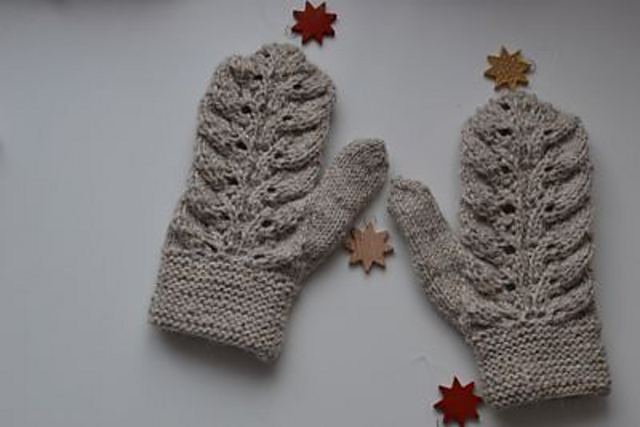 Tree Mittens 木のミトン