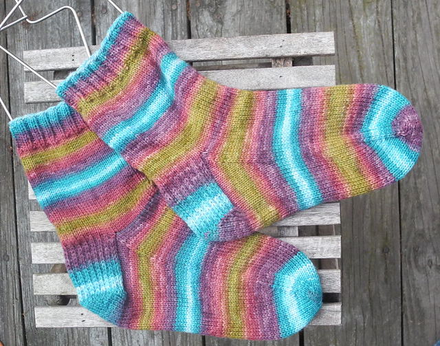 56 stitch Vanilla Sock