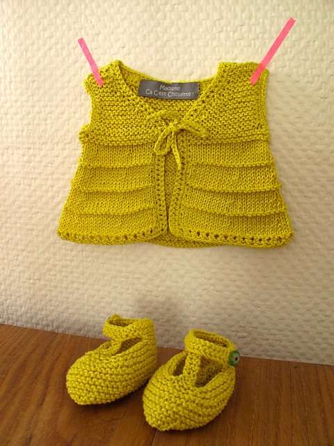 Mini Gilet de Jeune Fille