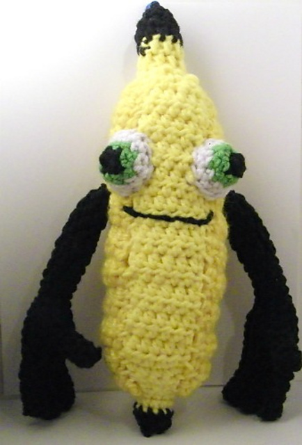 Funny Crochet Banana