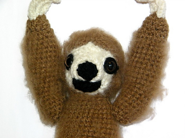 Crochet Sloth Doll