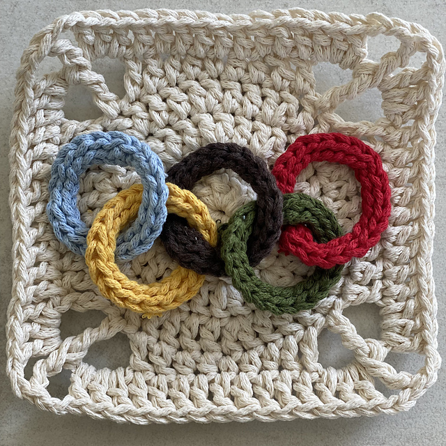 Olympic Rings Granny Square