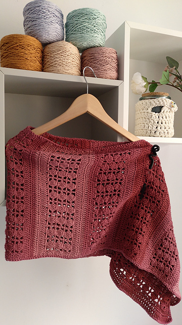 Violet Fields Shawl