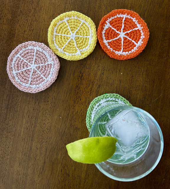 Citrus Slice Coasters