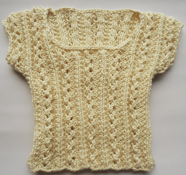 Organic Cotton Baby Lacy Vest
