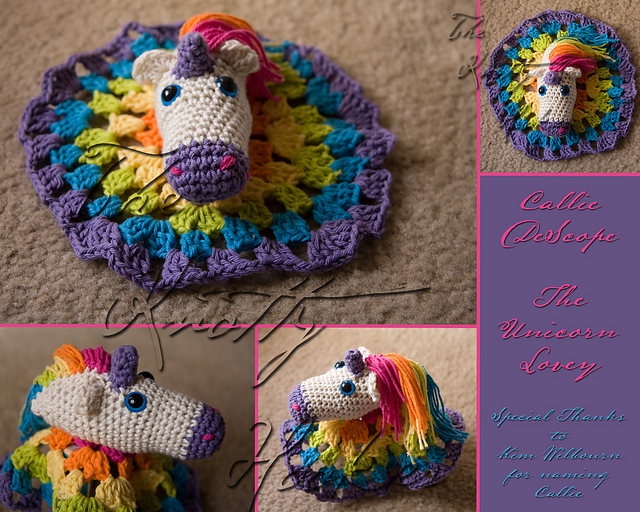 Callie deScope Unicorn Lovey