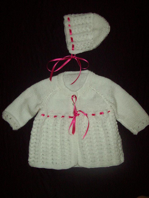 Satin: Coat and Bonnet