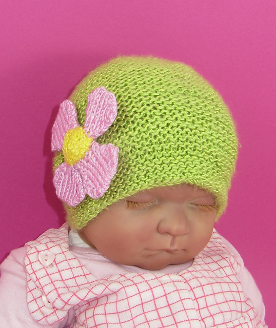 Baby Retro Flower Hat