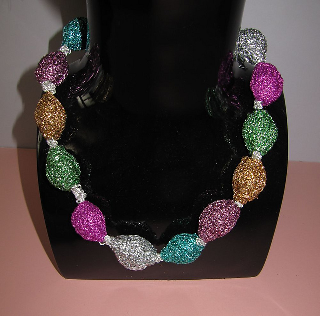 Glitter Bead Necklace