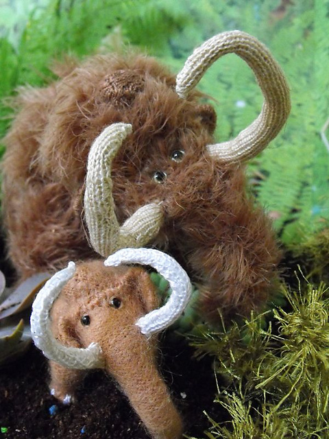 Wilma and Willy Woolly Mammoths