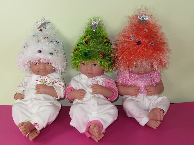 Baby Christmas Tree Beanie Hat