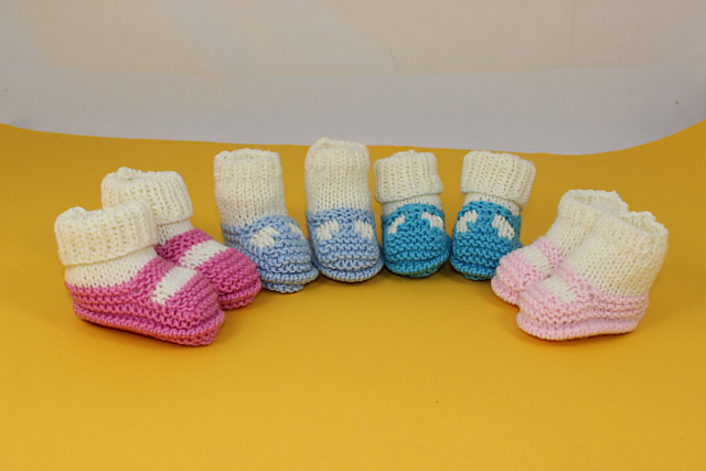 Newborn Baby Sock and Slipper Booties