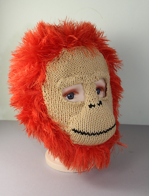 Toddler,Child and Adult Baby Orangutan Mask Balaclava 