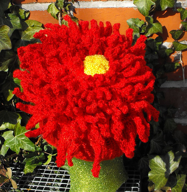 Dahlia Flower Beanie