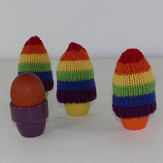 Rainbow Egg Cosy