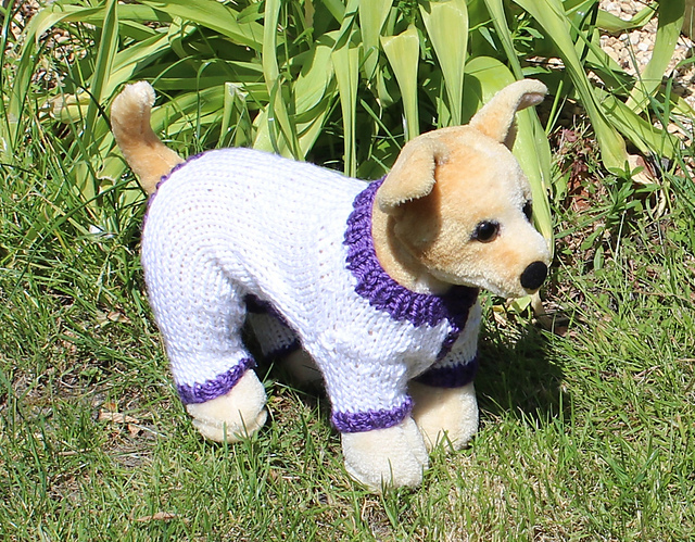 Ravelry: Dog Simple Chunky Onesie pattern by Christine Grant ravelry-dog-simple-chunky-onesie-pattern-by-christine-grant