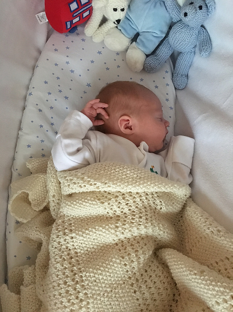 Easy Baby Lace Shawl