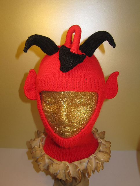 Hat Red Devil Hood RED DEVIL BALACLAVA