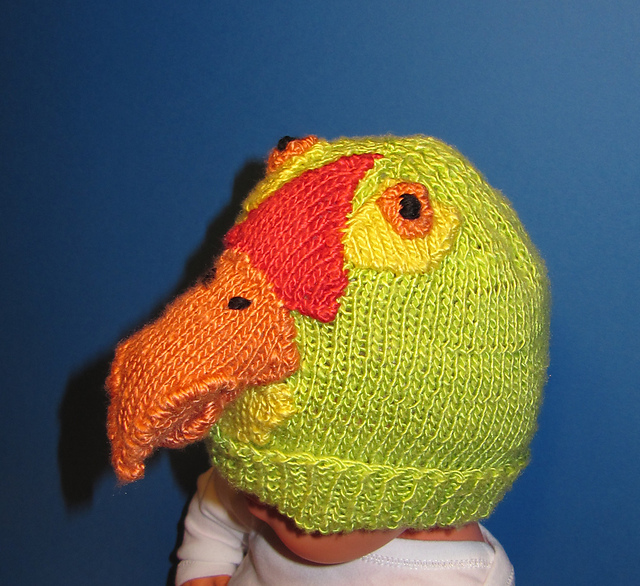 Baby Pretty Polly Parrot Beanie