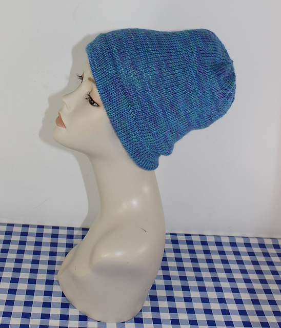 Circular Self Striping Ski Beanie