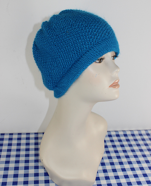 Circular Moss Stitch Ski Beanie Hat