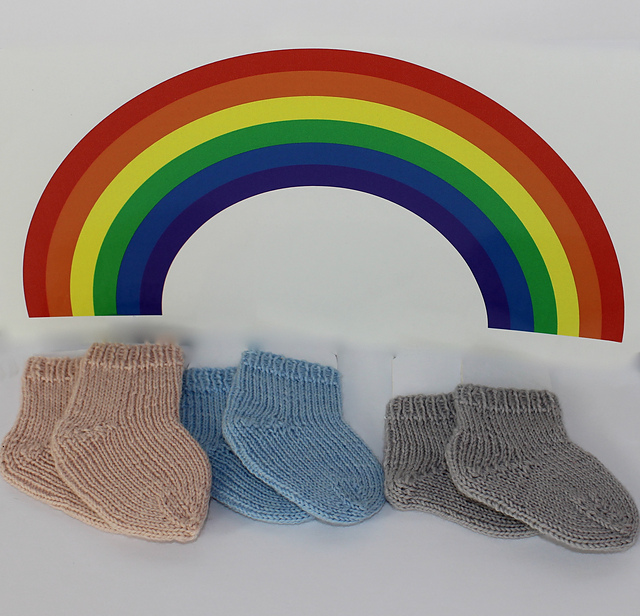 Baby Simple Socks Circular
