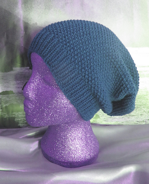 Ravelry: Moss Stitch (Seed Stitch) Slouch Hat pattern by Christine