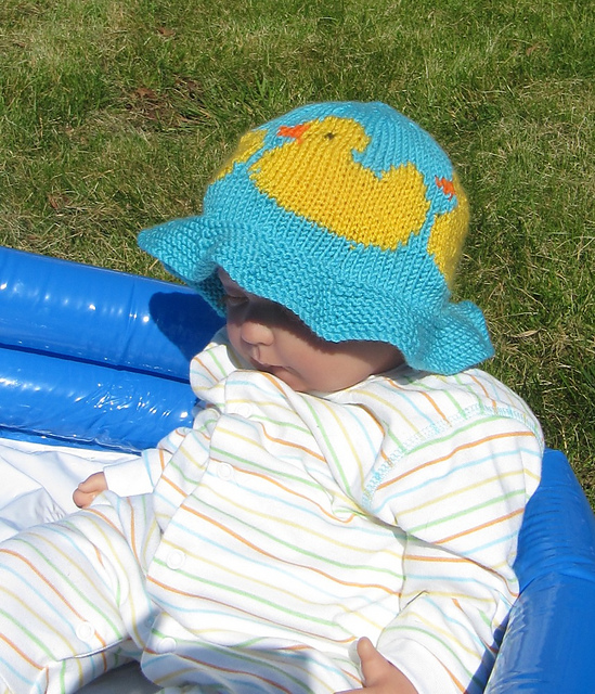 Baby Rubber Duck (Ducky) Sun Hat