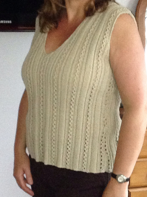 Design G - Lace Tank and Pullover (Cool Green)