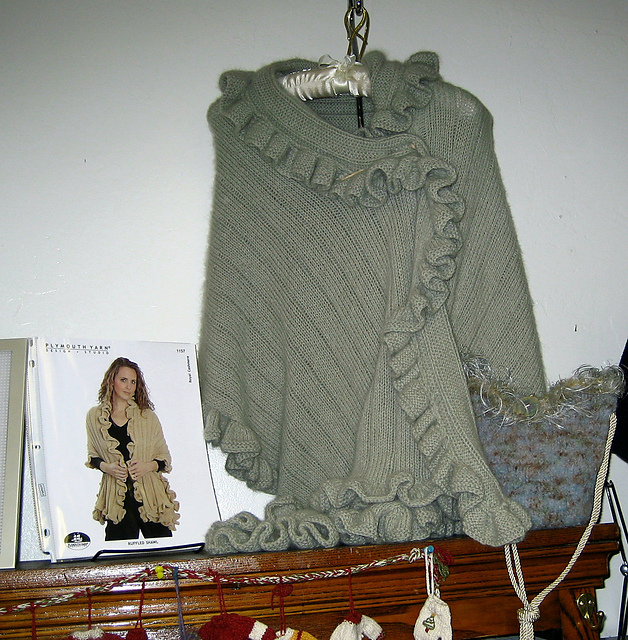 Ruffled Shawl