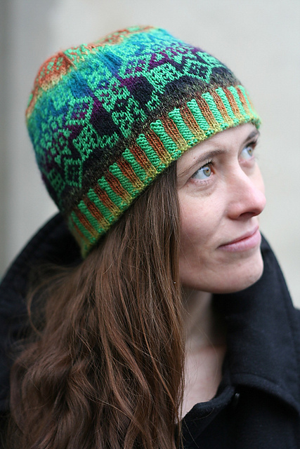 Heather's Broken Star Hat