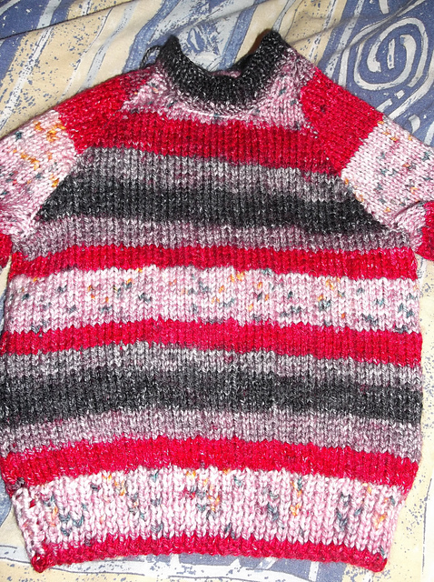 Splash Crew Neck Baby Sweater