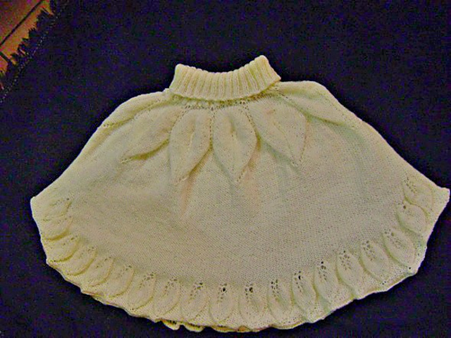 Poncho de hojas