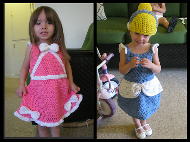 Pink and Blue Princess Dress