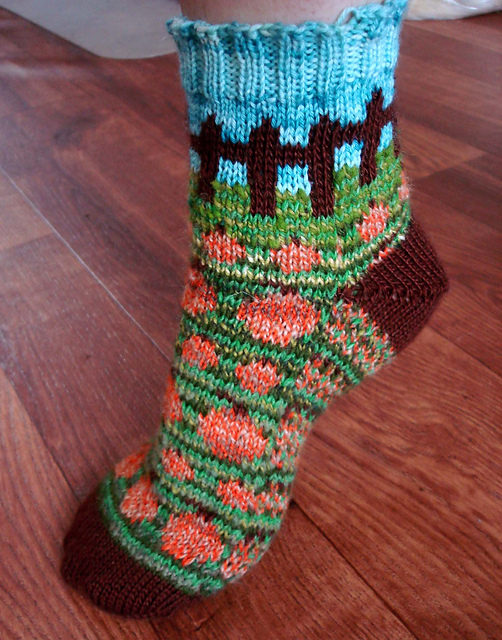 Pumpkin Patch Socks