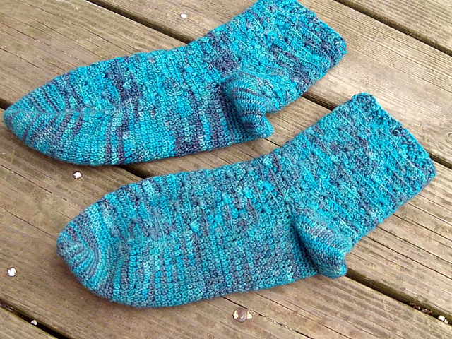 Lily Pond Socks