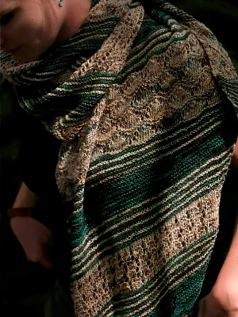 Algal Blossoming Shawl