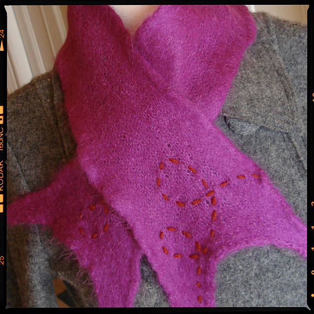 Felted Mohair Scarves