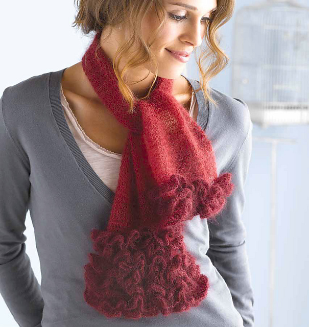 Hazy Frills Neck Wrap