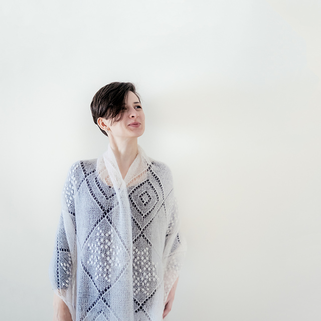 Frosty Lace Stole