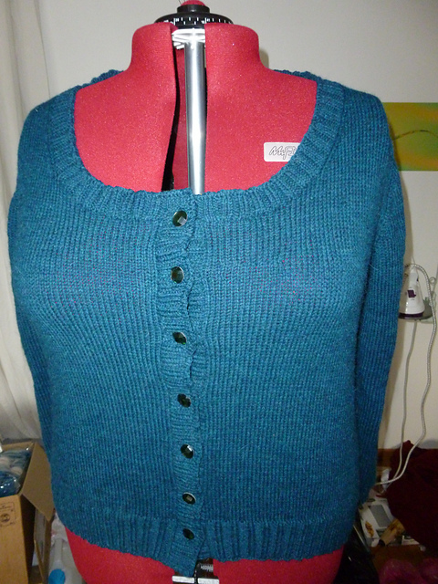 11a Cardigan rayé femme